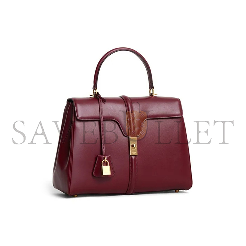 Ce1i*e medium 16 in satinated calfskin 187373bey (32*23.5*13cm)